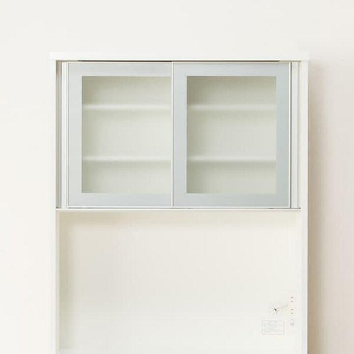 楽天市場】[幅90cm] キッチンボード (レジューム 90AG-S WH/90TH-R WH 