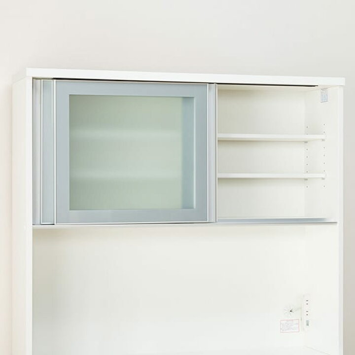 楽天市場】[幅120cm] キッチンボード ( レジューム120-2AG-S WH/120 