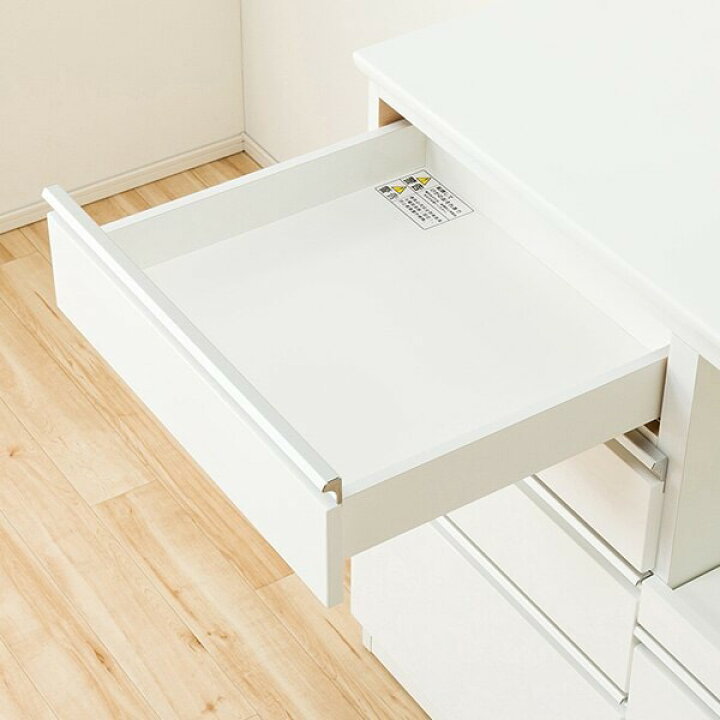 楽天市場】[幅90cm] キッチンボード (レジューム 90TG-S WH/90QH-R WH 