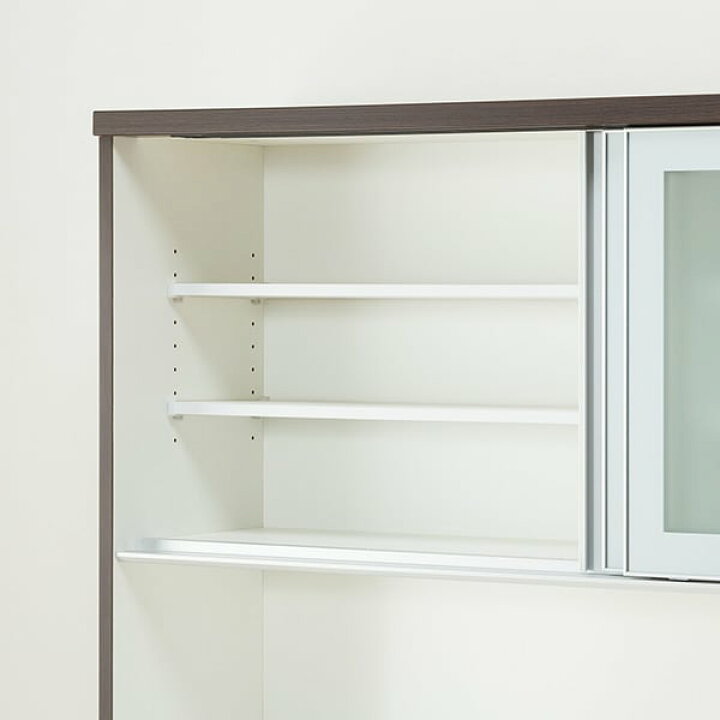 楽天市場】[幅150cm] 食器棚 (レジューム 150AG-S DBR/150QH-R DBR 