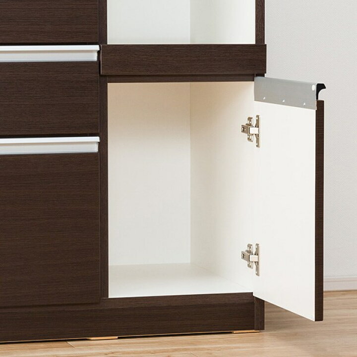 楽天市場】[幅150cm] 食器棚 (レジューム 150AG-S DBR/150QH-R DBR 