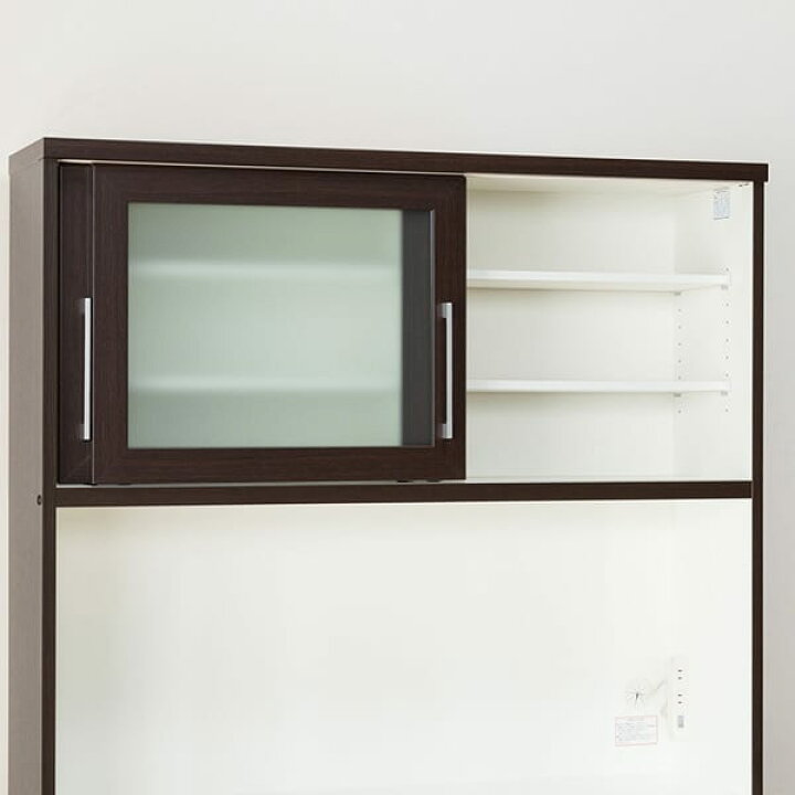 楽天市場】[幅120cm] キッチンボード ( レジューム120-2TG-S DBR/120 