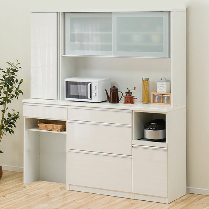 楽天市場 幅181cm キッチンボード チェルシー180kb Wh ニトリ 配送員設置 5年保証 ニトリ