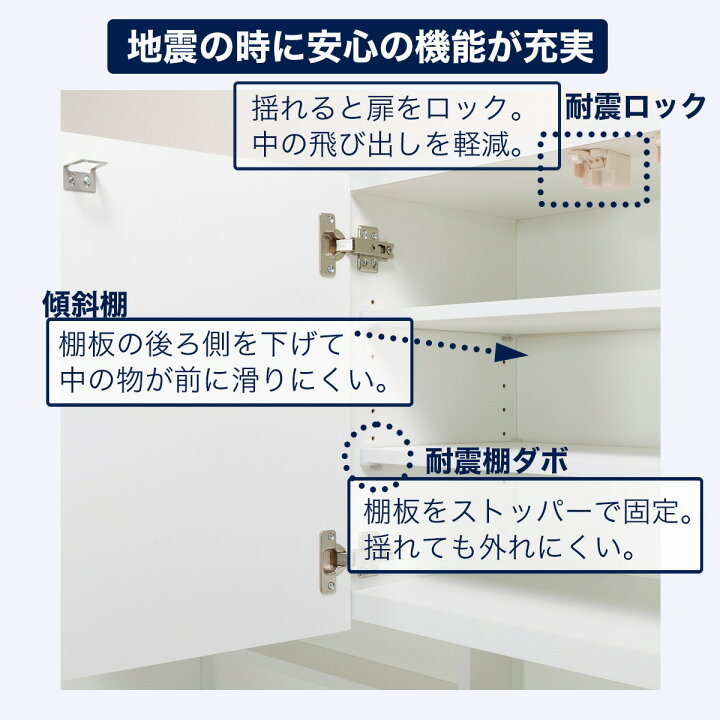楽天市場】[幅70cm] ダイニングボード (ソレル 70DB WH) ニトリ 【配送 