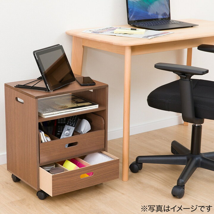楽天市場】ダイニングテーブル下に収まる整理収納ワゴン ニトリ 