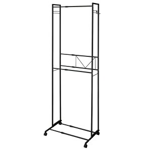 2段ハンガーラック 伸縮タイプ ニトリ 【玄関先迄納品】