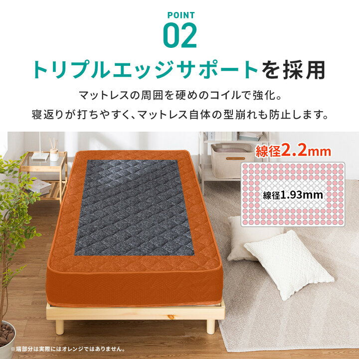 楽天市場】ポケットコイルマットレス (NRRS)【メーカー直送・送料無料 