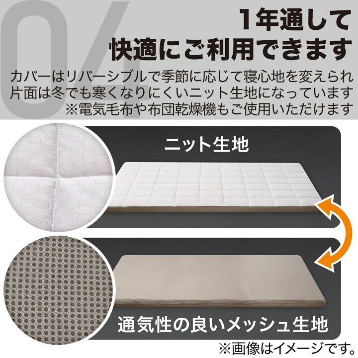 楽天市場】通気性の良い敷布団 (Nブレス プラスエア) マットレス 