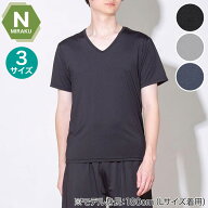 MENS 着るだけで疲労回復リカバリーウェア VネックTシャツ(NミラクDRY nf )【玄関先迄納品】ニトリ