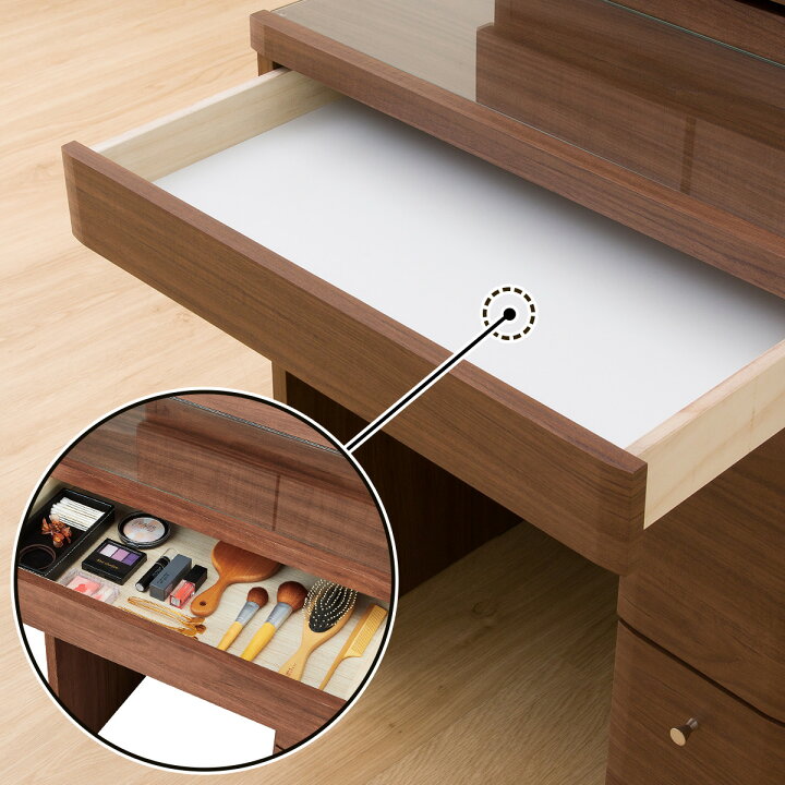 楽天市場】[幅61cm] 三面鏡ドレッサー ( DR2) 【配送員設置商品】 【5 