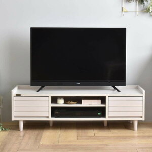 ニトリ AVキャビネット 幅120 ポルテ ホワイト テレビボード テレビ台 