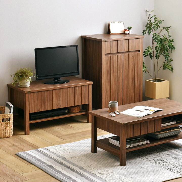 楽天市場】ナチュラルテイストな天然木調のテレビ台 （ローボード80cm 