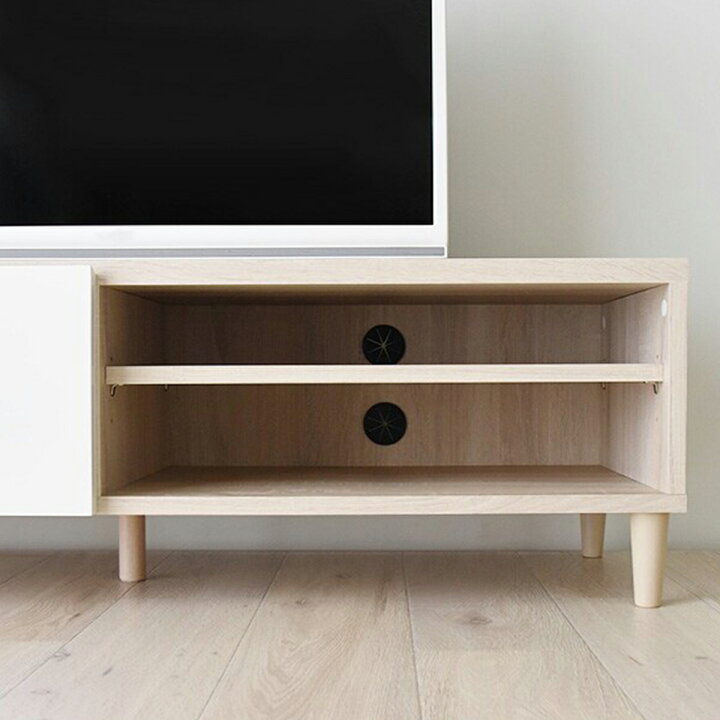 楽天市場】フラットなフォルムのテレビ台 （ローボード幅118cm 