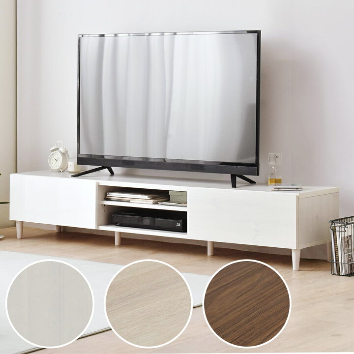 楽天市場】〔エントリーで全商品P5倍〕フラットなフォルムのテレビ台 