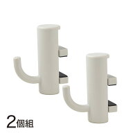 挟んでつけるシングルフック(2個入り)　ニトリ