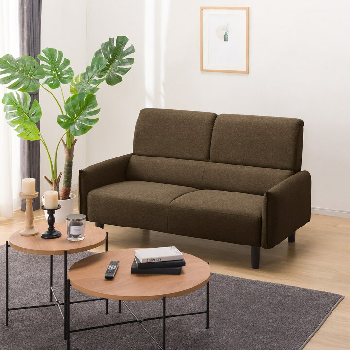 楽天市場】2人掛け 布張りソファ (BR) ニトリ 【配送員設置商品】 【5 