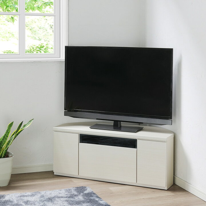 楽天市場】角度調整しやすいコーナーテレビ台 （NGS WH） ニトリ 