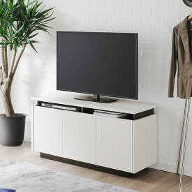 シンプルデザインのミドルテレビボード（幅122cm　木目）　　ニトリ 【配送員設置商品】