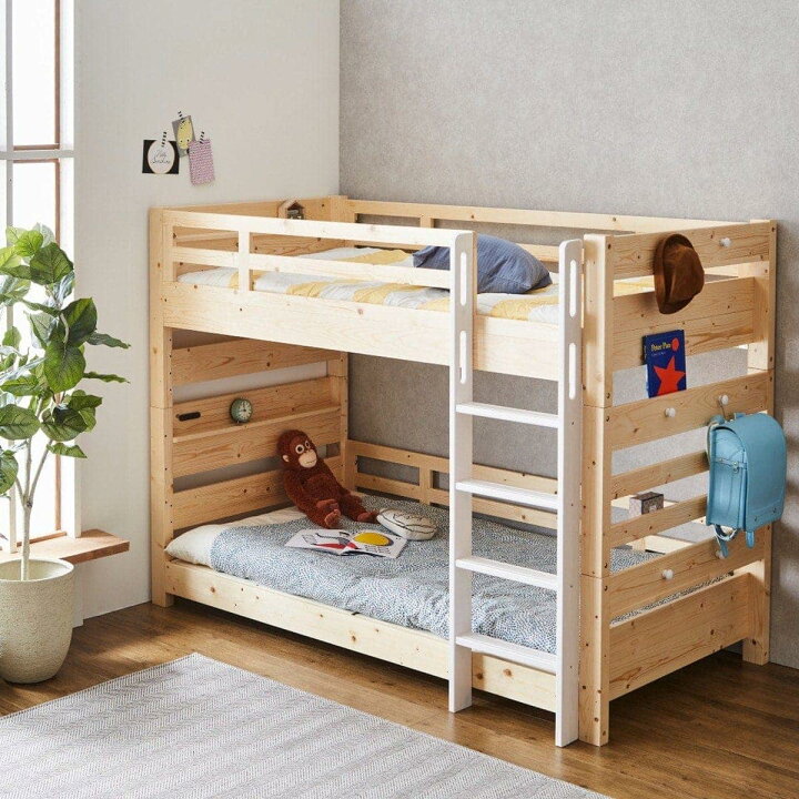 ほぼ新品】2段ベッド ウッド ニトリ