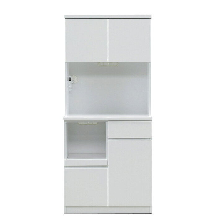 楽天市場】鏡面仕様のキッチンボード (幅80cm WH) ニトリ 【配送員設置 