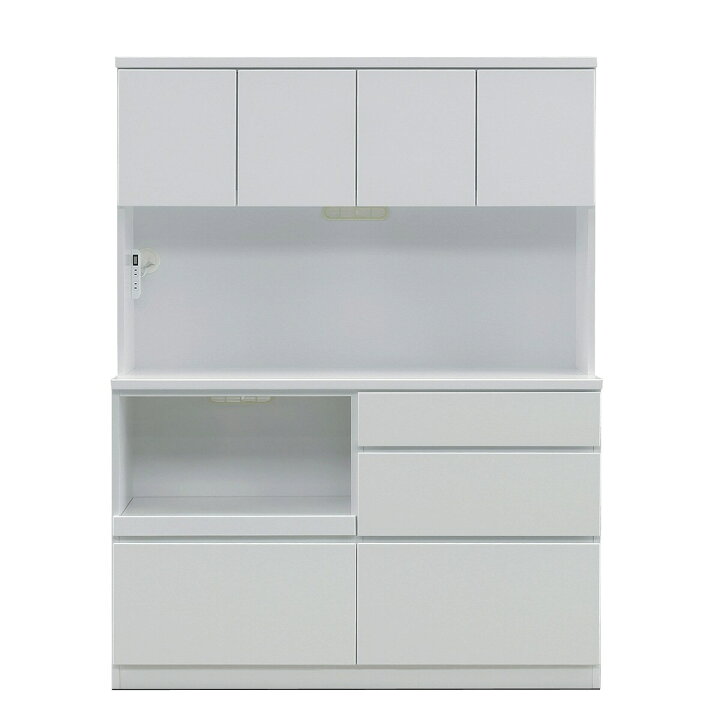 楽天市場】鏡面仕様のキッチンボード (幅140cm WH) ニトリ 【配送員 