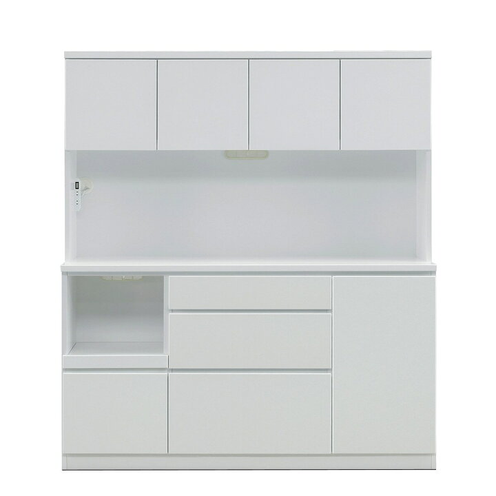 楽天市場】鏡面仕様のキッチンボード (幅159.5cm WH) ニトリ 【配送員 