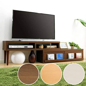 奥行き30cmの薄型伸長式テレビ台幅105-196cm ニトリ　メーカー直送・送料無料