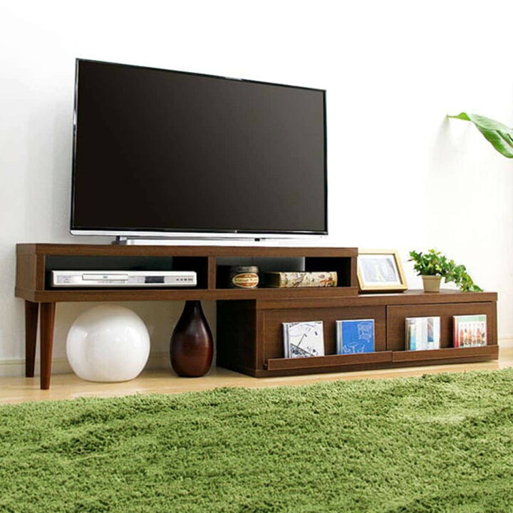 楽天市場】奥行き30cmの薄型伸長式テレビ台幅105-196cm ニトリ 
