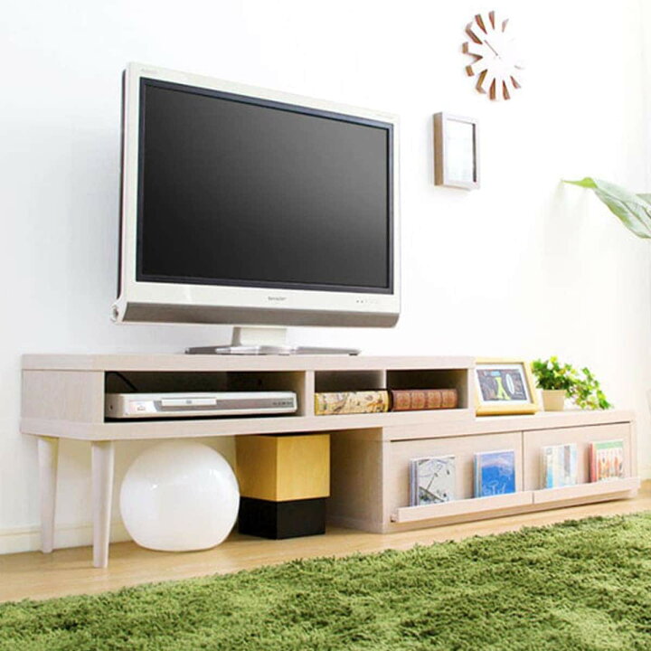 楽天市場】奥行き30cmの薄型伸長式テレビ台幅105-196cm ニトリ 