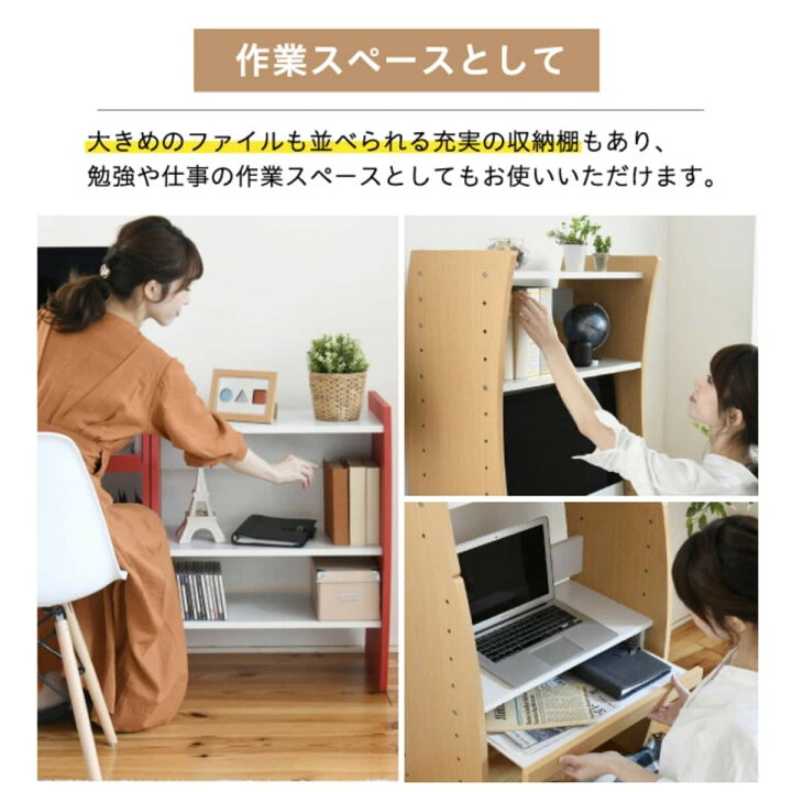 楽天市場】縦置きも横置きも自由自在に設置できる4WAYパソコンデスク 