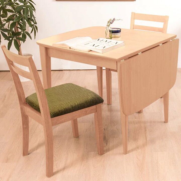 楽天市場】[幅120cm] 伸長式ダイニングテーブル 80-120cm （オーク 
