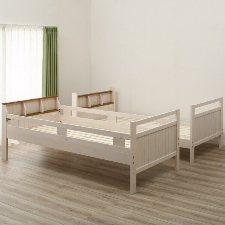 楽天市場】すのこ二段ベッド (Nフレック) 【配送員設置商品】 【5年 