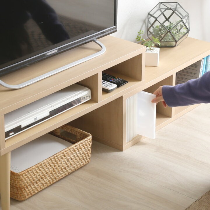 楽天市場】奥行き30cm伸長式テレビ台 (幅75-135cm OAK) ニトリ 