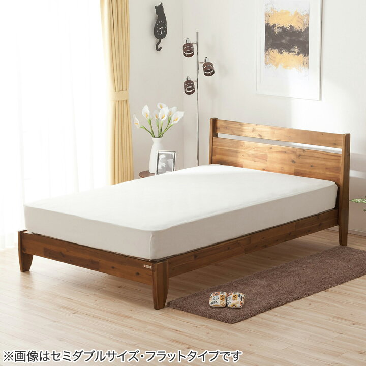 楽天市場】天然木アカシアベッドフレーム ニトリ 【配送員設置商品 