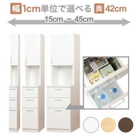 [引き出しタイプ] 幅1cm単位で選べる隙間収納 (奥行42cm)【配送員設置商品】 ニトリ