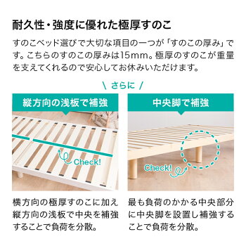 楽天市場 幅98cm 脚付きヘッドレスすのこベッド ニトリ 玄関先迄納品 1年保証 ベッド ベッドフレーム すのこベッド シングル 収納 高さ 調整 木 シンプル ベーシック 無地 北欧 ホワイト ブラウン ベージュ すのこ パイン 天然木 脚付き 面取り加工 フェルト
