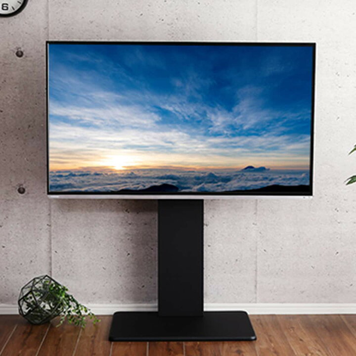 楽天市場】お部屋広々 首振り壁寄せテレビスタンドS-WAT （ロータイプ 
