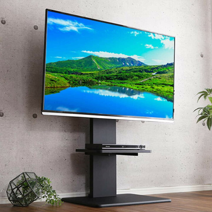楽天市場】〔エントリーでP5倍〕【棚付き】お部屋広々 壁寄せテレビ 