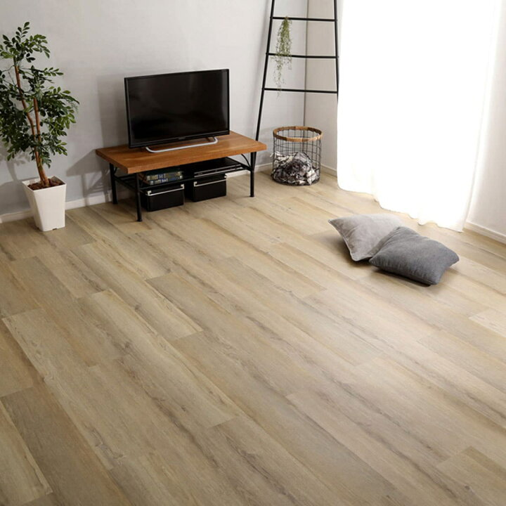 楽天市場】はめ込み式フロアタイル 12枚 （シャビーオーク）1.5畳分・6  