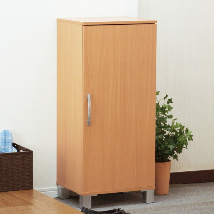 楽天市場】ナチュラルな木目調の扉付シューズボックス （1ドア 幅約 