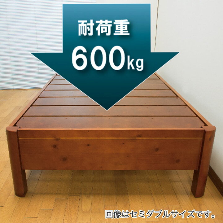 楽天市場】3段階高さ調整 頑丈ヘッドレスすのこベッドフレーム ニトリ 