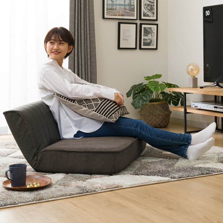 ニトリ 可倒式 二人掛け ローソファー - 家具