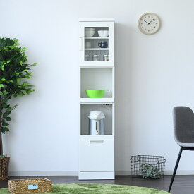 [幅40cm] スリムキャビネット (スライド棚2段) 幅40cm (WH) ニトリ 【配送員設置商品】 【5年保証】