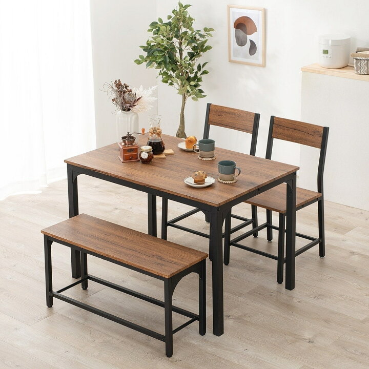 楽天市場】シンプルな木目調ダイニング4点セット ニトリ メーカー直送  