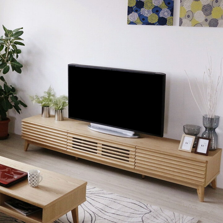 ニトリ テレビ台 楽天市場】天然木の飾りが魅力のテレビボード200 (NA)
