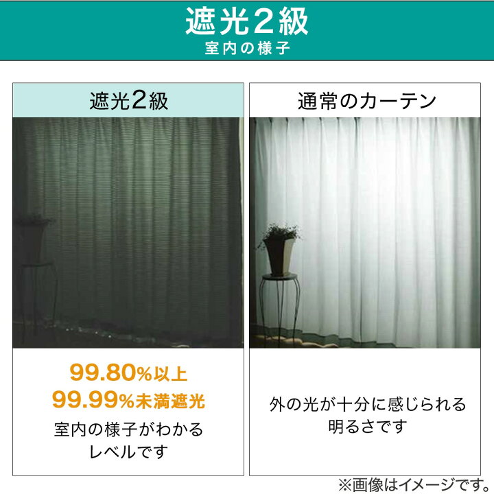 楽天市場】〔エントリーでP5倍〕遮熱・遮光ドレープカーテン(リーフGY 