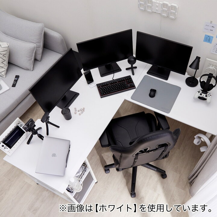 楽天市場】ゲーミングL型コーナーデスク (GM003 160 BK) ニトリ 【玄関 