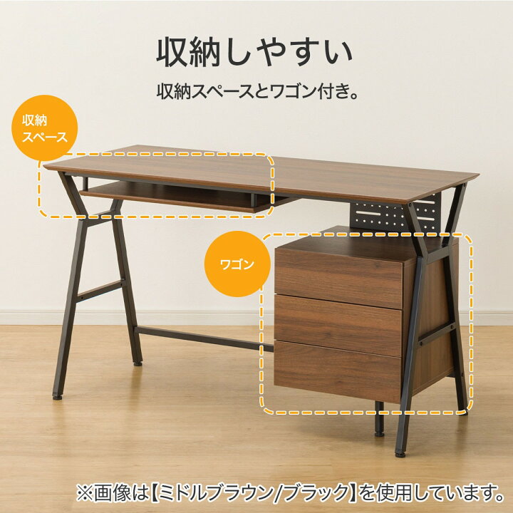 楽天市場】デスクワゴン付き (DX001 120) ニトリ 【玄関先迄納品 