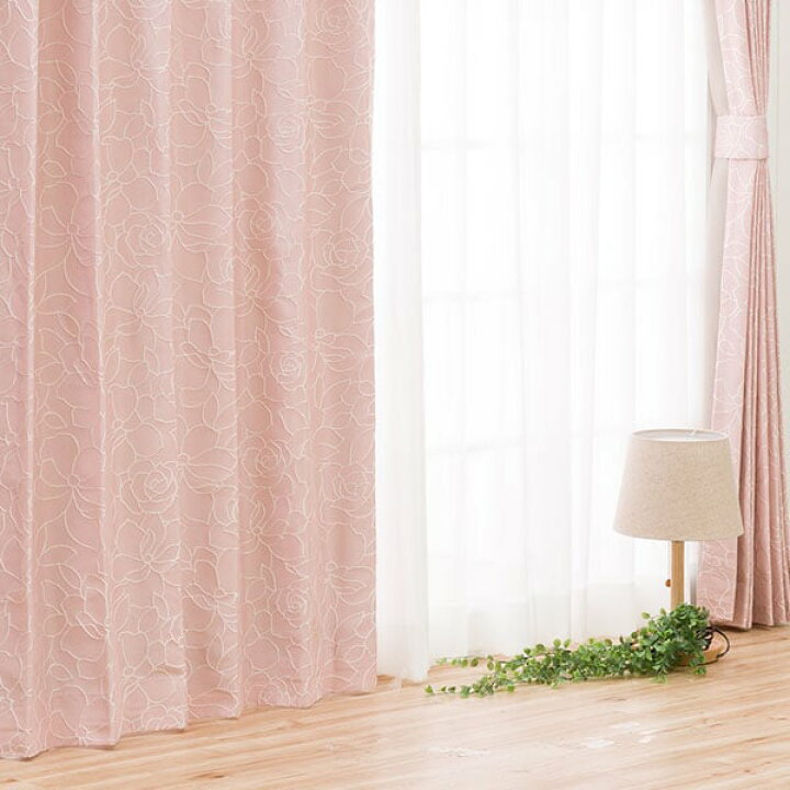 楽天市場 裏地付き遮光2級 遮熱カーテン ロペ ローズ 100x178x2 ニトリ 玄関先迄納品 1年保証 合計金額円以上送料無料対象商品 ニトリ