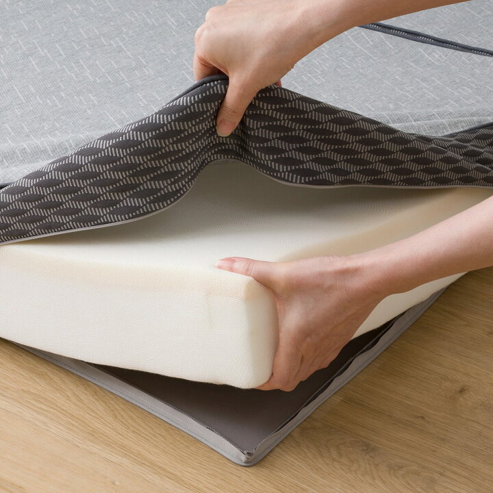 楽天市場】ウレタンとミニコイルで支える体圧分散敷布団 シングル  